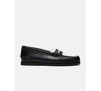 Timberland - Mocassini neri e bianchi pieno fiore-Nero 39