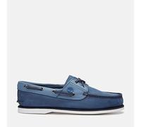 Timberland Mocassino Classic Boat Scarpa da Barca Uomo Pelle Blu Scuro 44