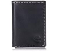 Timberland Nero Trifold Portafoglio in pelle da uomo D01388/08