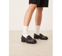 Timberland - Noreen - Mocassini college neri in pelle-Nero 37