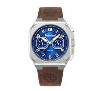 Timberland Northbrdige 45mm Orologio analogico da uomo Quadrante verde & Cinturino in pelle marrone