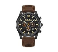 Timberland Northbridge TDWGF0009603 Men's 45mm Black Dial Quartz Watch - Brown Leather Strap
