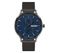 Timberland Eastmore Men's Watch TDWJK2001102 - Black Stainless Steel Case, Blue Dial, Black Mesh Bracelet