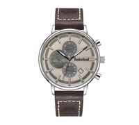 Timberland Orologio Analogico al Quarzo Uomo con Cinturino in Pelle TDWGF2182903
