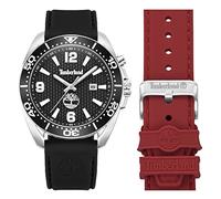 Timberland Orologio Analogico al Quarzo Uomo con Cinturino in Silicone TDWGN0010001