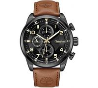 Timberland Orologio Analogueico Quarzo Uomo con Cinturino in Pelle TDWGF2201102