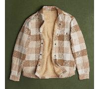 Timberland - Overshirt con Fodera a Pelo Lungo da Uomo in beige, Uomo, beige, Taglia: S