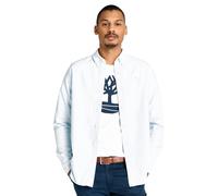 Timberland Oxford Striped Shirt Skyway Taglia: S | Camicie Casual Outlet | Uomo