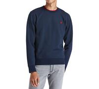 Timberland Oyster River Tfo Chest Logo Brushback Crew Neck Dark Sapphire, Felpa,