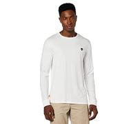 Timberland Oyster River Tfo Chest Logo Long Sleeve Tee (Reg) White, T-Shirt,