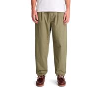 Timberland - Pantaloni Chino in Popeline Claremont Plissettati da Uomo in verde, Uomo, verde, Taglia: 33