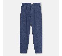 Timberland - Pantaloni Chino con Pinces in Tessuto Herringbone Claremont Timberland da Uomo in blu scuro, Uomo, blu, Taglia: 42
