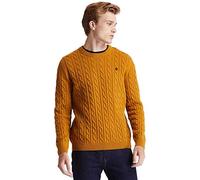Timberland Phillips Brook Cable Crew Neck Sweater Wheat Boot Maglia di Tuta, S Uomo