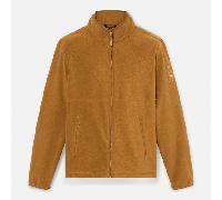 Timberland Giacca da uomo in pile con zip intera, Marrone, Medium