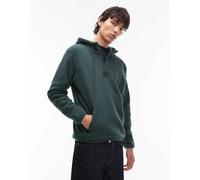 Timberland - Pile verde scuro con zip corta e tasche 107-112 cm