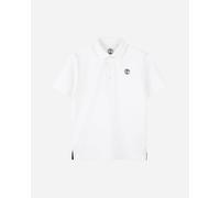Timberland Piquet Small Logo Jr - Polo - Bianco 8ANNI