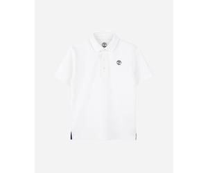 Timberland Piquet Small Logo Jr - Polo - Bianco 8ANNI
