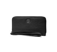 Timberland Pochette da donna in pelle RFID con zip e cinturino da polso, nero (ciottolo), taglia unica