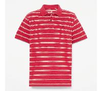 Timberland - Polo a Maniche Corte a Righe Millers River da Uomo in rosso, Uomo, rosso, Taglia: XXL