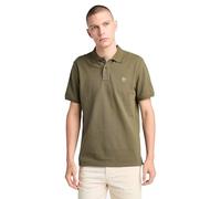 Timberland Polo a Maniche Corte Millers River Pique TB0A6VDP (IT, Testo, 3XL, Regular, Regular, Foglia Verde)