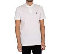 Timberland Polo da Uomo in Piqué Millers River Bianca Taglia S Codice TB0A26N4100 Bianco