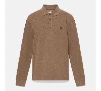 Timberland - Polo a Maniche Lunghe in Piqué Millers River da Uomo in marrone, Uomo, marrone, Taglia: 3XL
