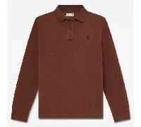 Timberland - Polo a Maniche Lunghe Millers River da Uomo in marrone scuro, Uomo, marrone, Taglia: M