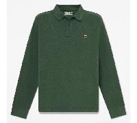 Timberland - Polo a Maniche Lunghe Millers River da Uomo in verde scuro, Uomo, verde, Taglia: M