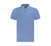 Timberland Blue Cotton Men Polo Shirt - M