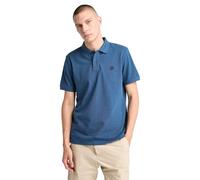 Timberland Blue Cotton Men Polo Shirt - XXL
