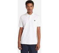 Timberland Polo Oyster River Chest Logo Ss (Reg) 0A2BRY L Bianco
