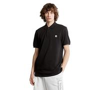 Timberland Polo Uomo Manica Corta con Colletto e Bottoni Maglietta Articolo TB0A2BRY, 001 Nero, M
