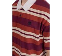 SS Striped Rugby Polo by Timberland XL Bordeaux