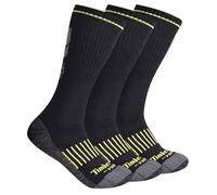 Timberland PRO 3-Pack Crew Socks Calzini da Squadra, Nero, 3 Pezzi, XL (Pacco da 3) Uomo