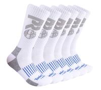 Timberland PRO 6-Pack Crew Socks Calzini da Squadra, Bianco/Giardino opulento, L Uomo