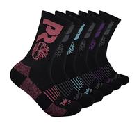 Timberland PRO Half Padded Crew Socks, Pack of 6 Calzini, Nero, Taglia Unica (Pacco da 6) Donna