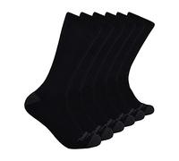 Timberland PRO 6-Pack Performance Crew Length Socks Calzini Casual, Nero, XL (Pacco da 6) Uomo