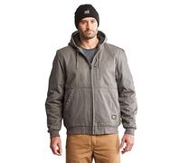 Timberland PRO Men's A1VB4 Gritman Canvas Hooded Jacket - Medium - Pewter