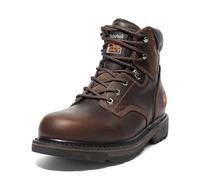 Timberland PRO Pit Boss - Stivali da lavoro industriali da uomo, punta morbida, 15,2 cm, Marrone-2024 Nuovo, 15 Wide