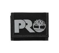Timberland PRO Portafoglio da uomo in Cordura Nylon RFID Trifold con finestra ID, nero (riflettente), 11,4 x 2,5 x 7,6 cm, Cordura Nylon RFID Portafoglio Trifold con finestra ID