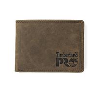 Timberland PRO Portafoglio in Pelle RFID con Porta Carte Rimovibile, Marrone Scuro/Pullman, Taglia Unica Uomo