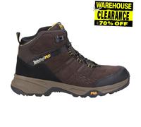 Timberland Pro Switchback Uomo IN Pelle Lavoro Sicurezza Stivali Marrone Scuro