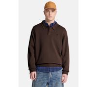 Timberland - Maglione Stile Polo in Cotone Williams River da Uomo in marrone scuro, Uomo, marrone, Taglia: XL