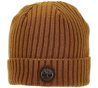Timberland - Ribbed Watch cap with Logo Plate, Cappello Invernale Uomo