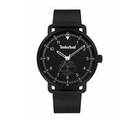 Timberland Robbinston TBL15939JSB02MM Men's 45mm Black Dial Quartz Watch - Black Stainless Steel Bracelet