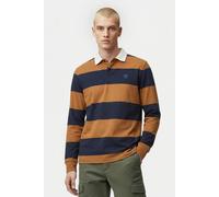 Timberland Rugby Long Sleeve Polo Dark Sapphire/wheat Boot Taglia: XL | Camicie Casual Outlet | Uomo | Blu