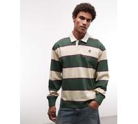 Timberland - Rugby - Polo color pineneedle/putty-Verde 114-119 CM