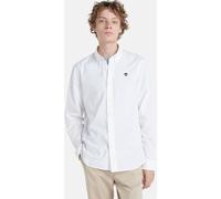 Timberland Saco River Camicia a maniche solide in popeline Long 0A29SV XXL Bianco
