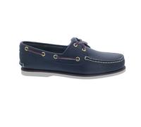 Timberland Scarpa Classica 2-Eye 74036, Blu, Pelle Liscia Blu Scuro