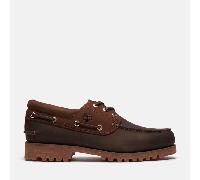 Timberland - Scarpa da Barca Timberland Authentic 3-Eye da Uomo in marrone scuro, Uomo, marrone, Taglia: 41